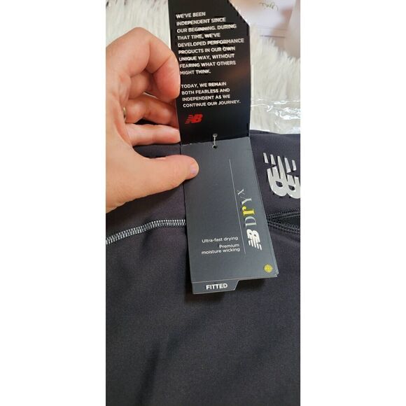 New Balance Active Dry Running Plus Cropped Impact Tights Midrise Size 1X - Picture 12 of 13